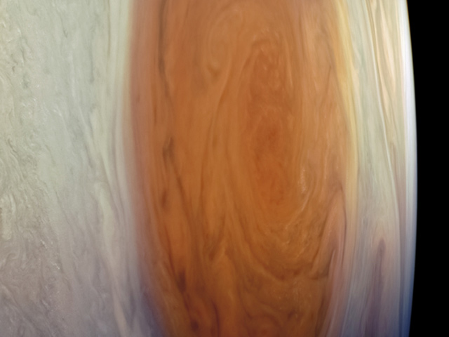 Juno Jupiter Red Spot