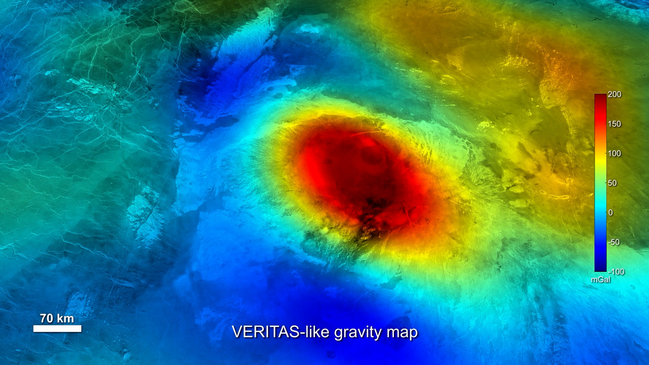 VERITAS-like gravity map