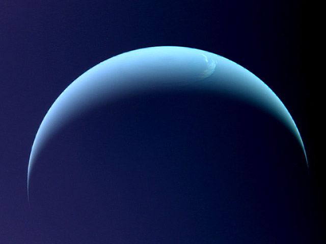 View of Neptune from Voyager 2
