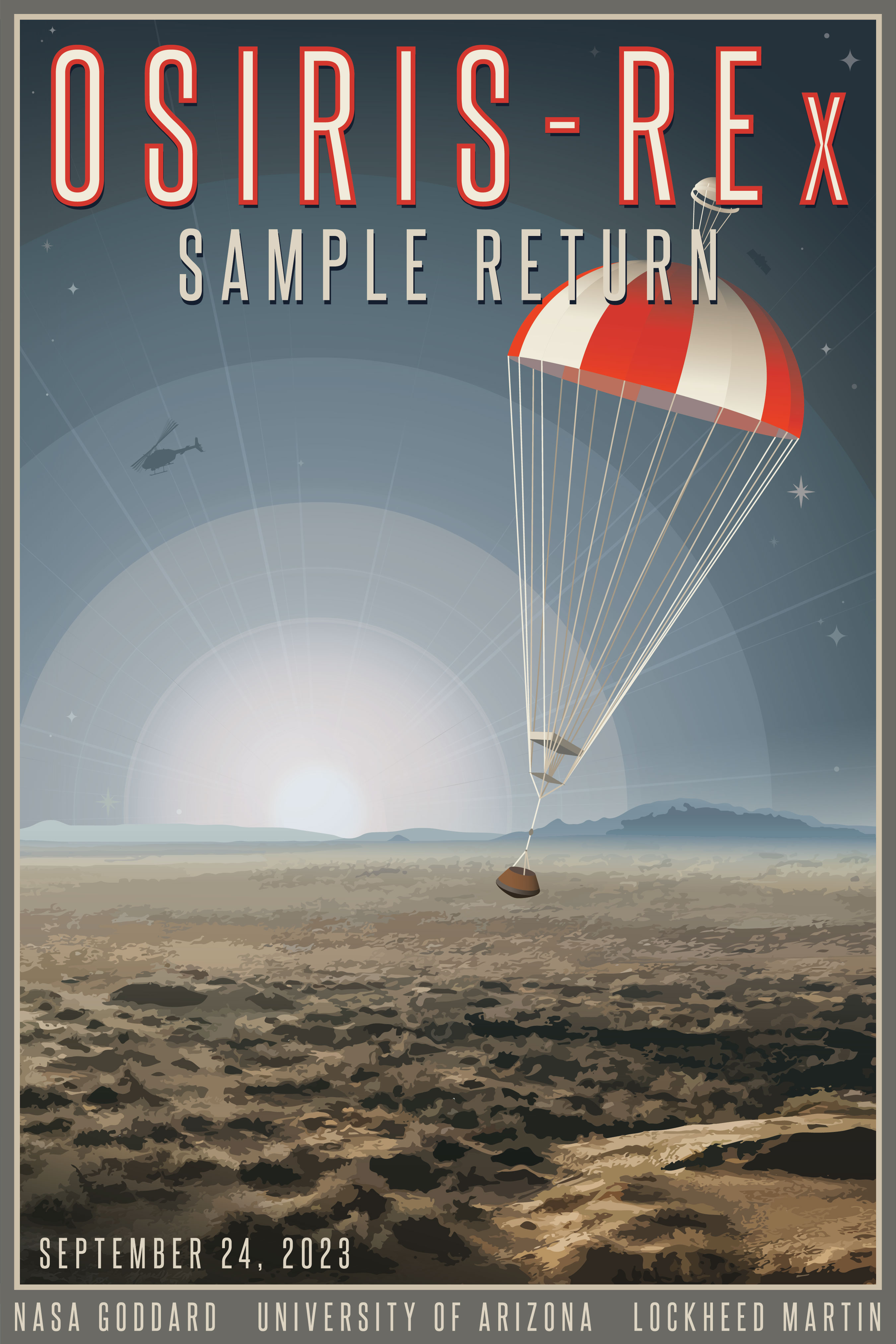 OSIRIS-REx Sample Return Poster | NASA Solar System Exploration