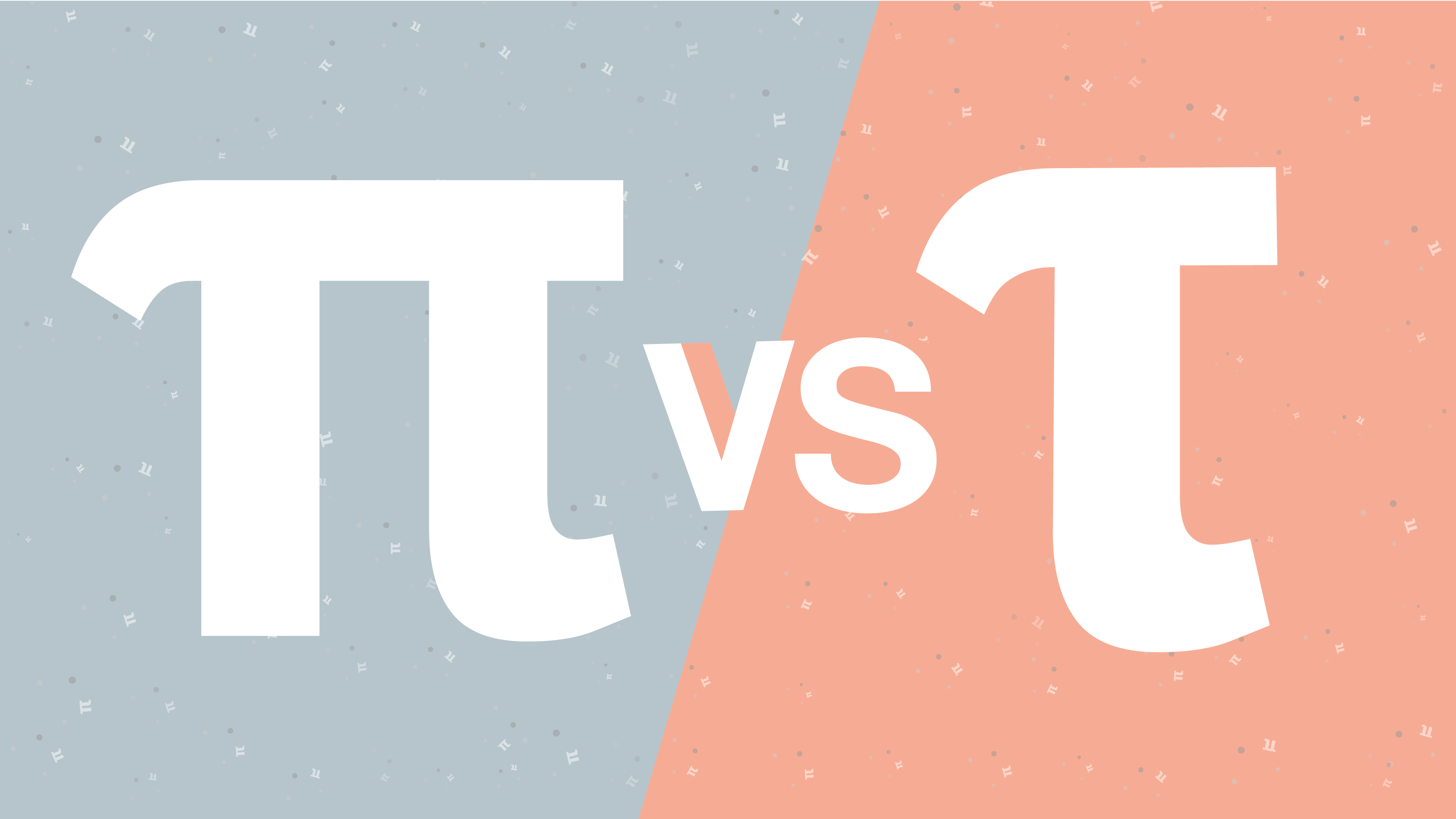 Pi versus Tau graphic