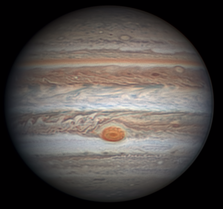Image of Jupiter that Christopher Go took and processed. 