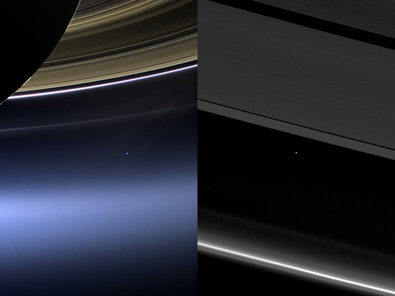 Cassini's views of Earth