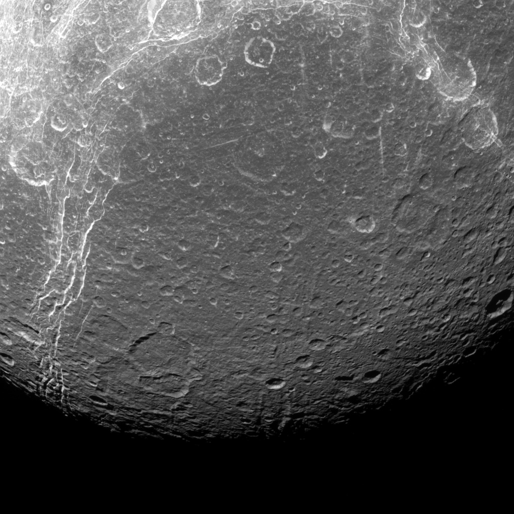 Saturn's moon Dione