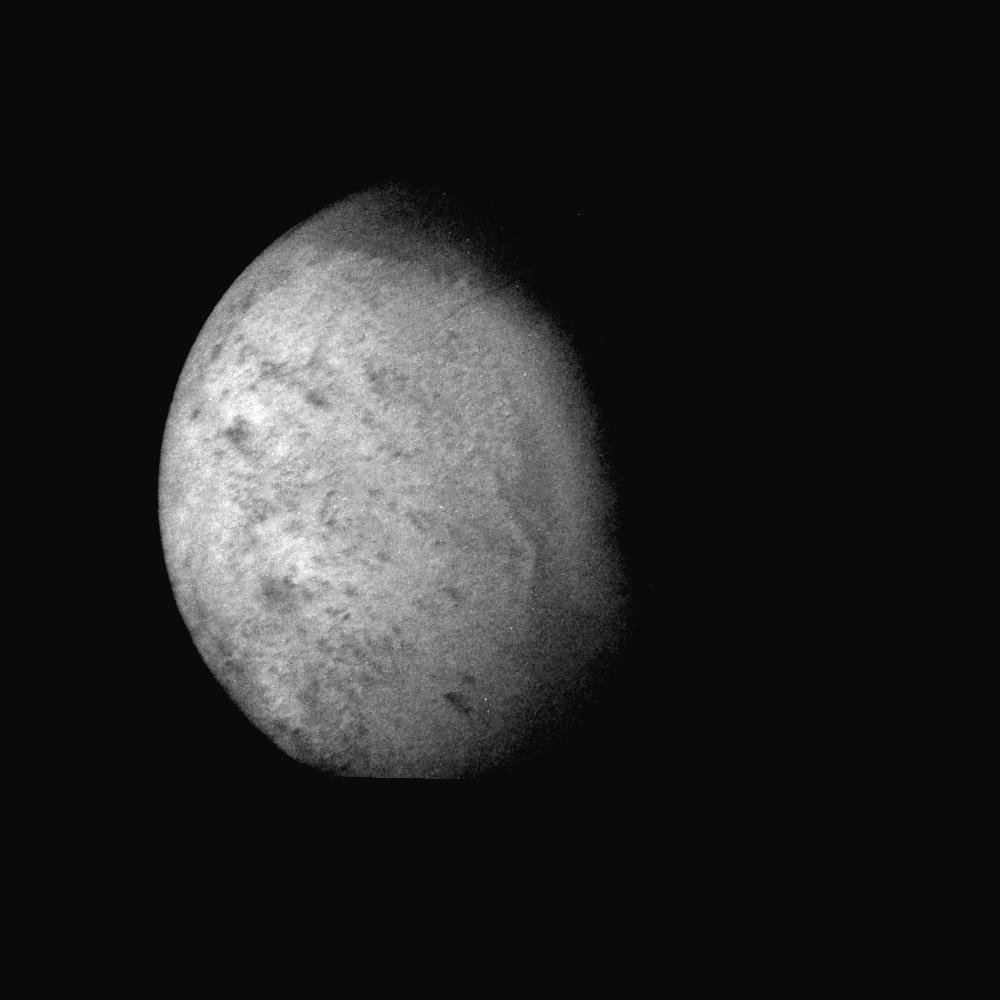 Voyager 2 was 530,000 kilometers (330,000 miles) from Neptune's largest satellite, Triton, when this photo was taken, Aug. 24, 1989.