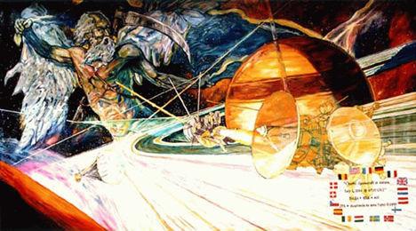 Cassini Mural