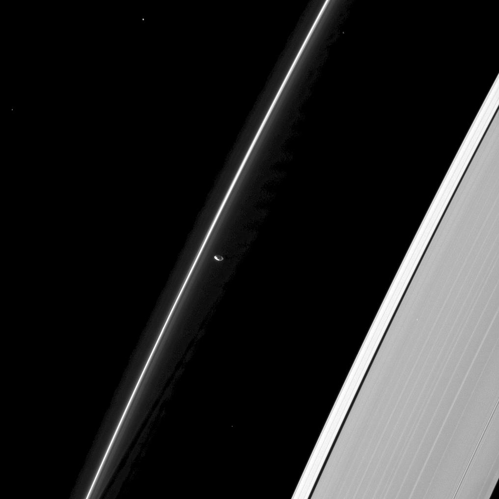 Prometheus and the F ring