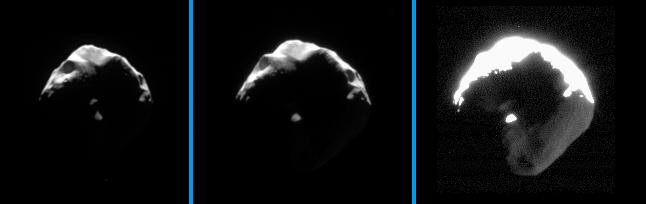 Set of images of Saturn's moon Helene