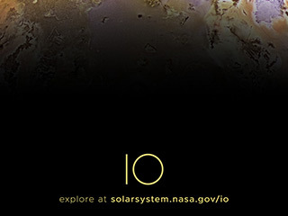 Jupiter's Moon Io Poster - Version B