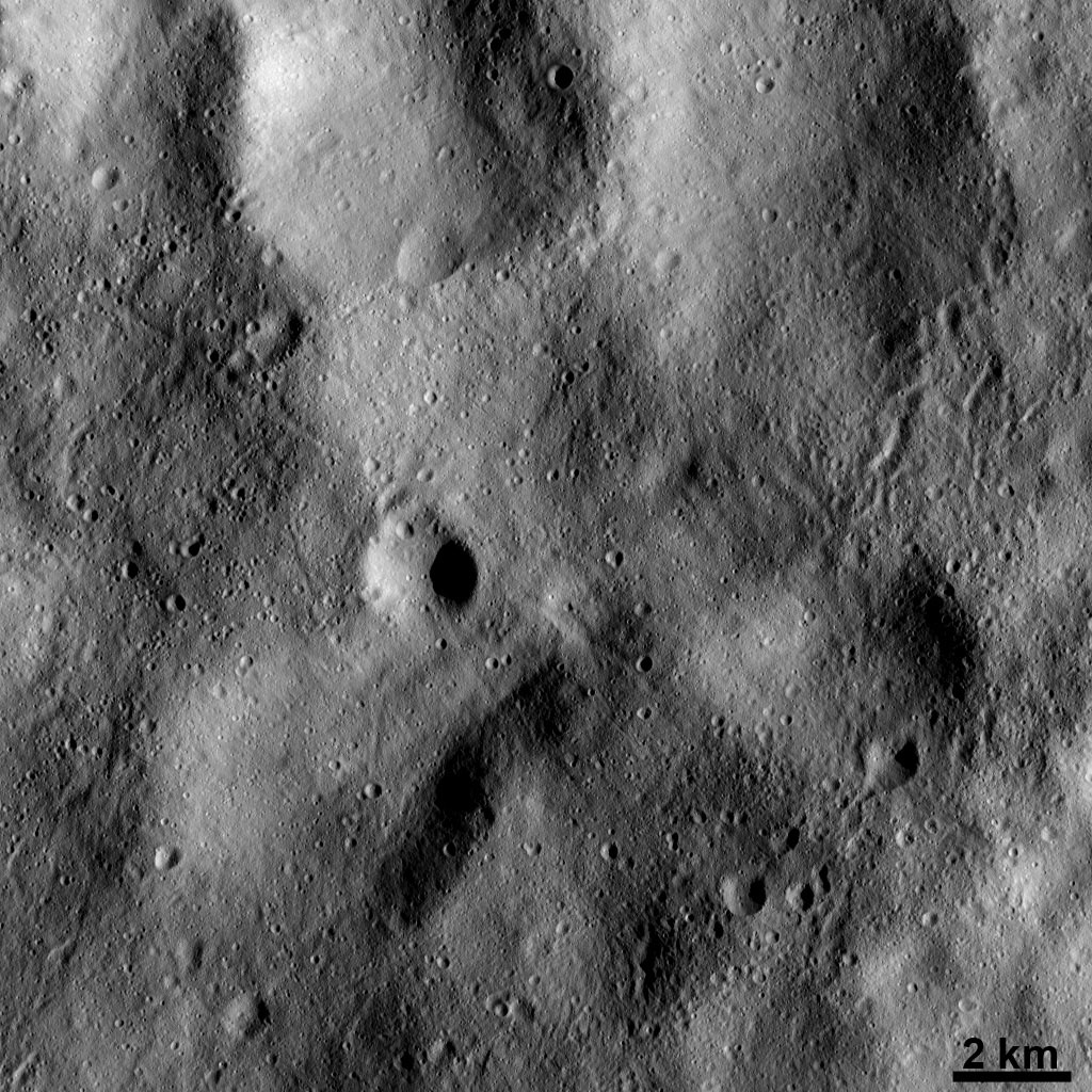 Markings of Ejected Material on Vesta's Surface