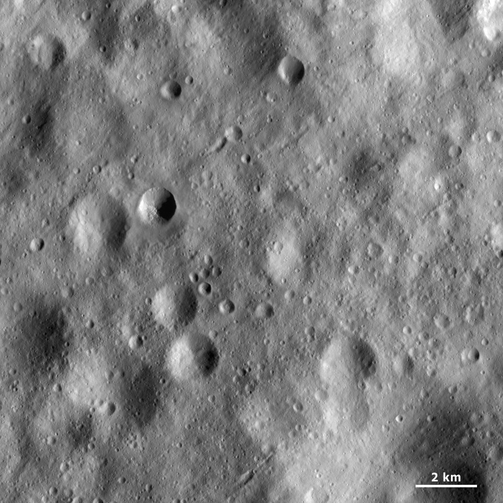 Surface Covered with Regolith and Craters
