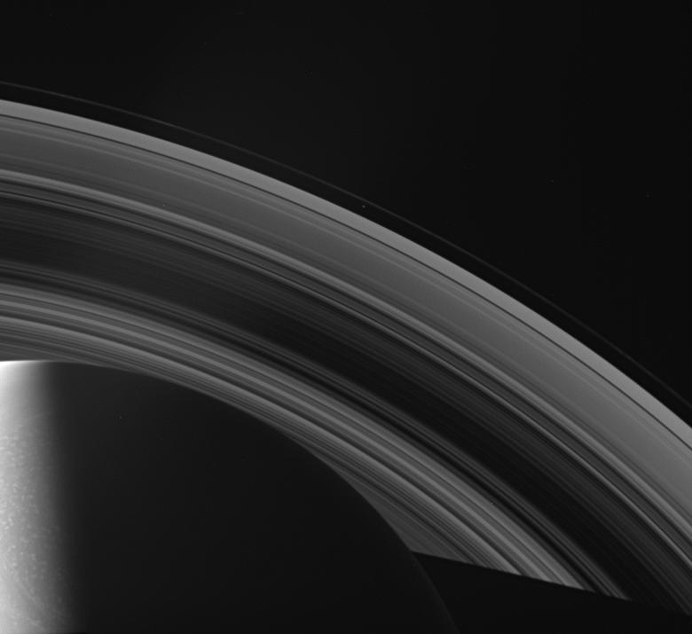 Saturn, its rings and Prometheus