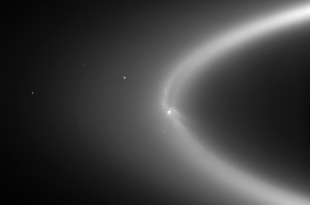 E ring and Enceladus