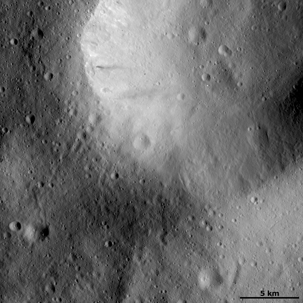 Impact Crater with Smoothed Rim