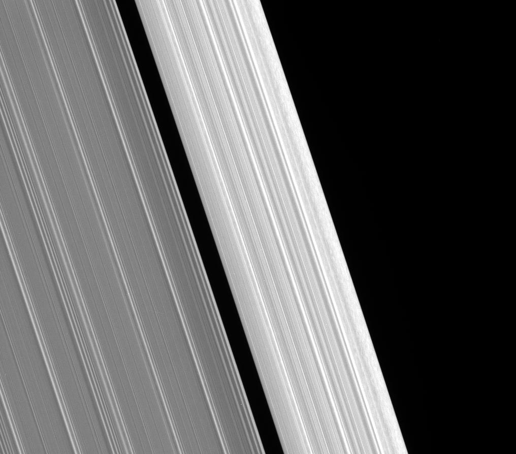 The outer edge of Saturn's A ring