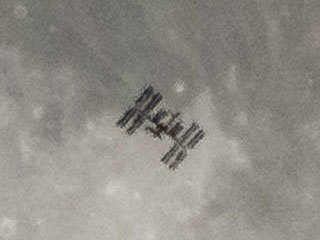 International Space Station Transits the Moon (2018) 