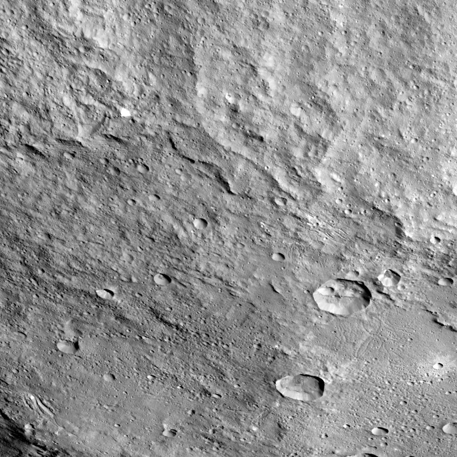 Yalode Crater on Ceres