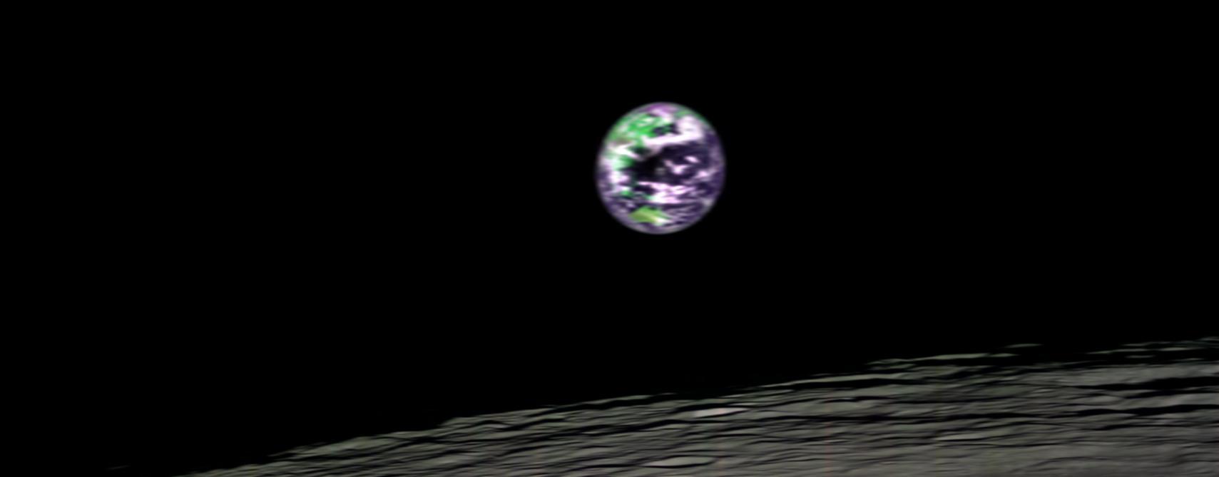 False-color composite of Earth