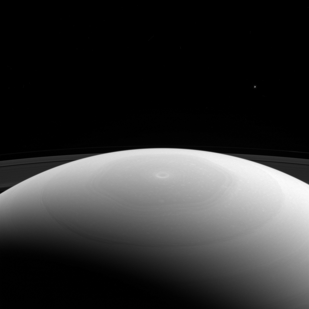 Saturn and Mimas