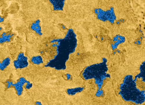 Close-up of Titan