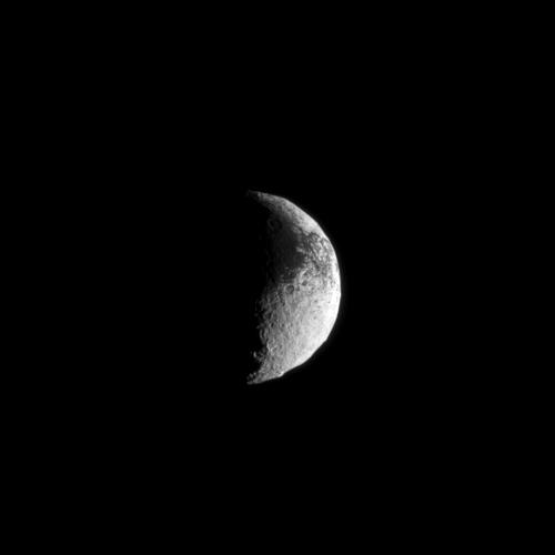 Saturn's moon Iapetus 