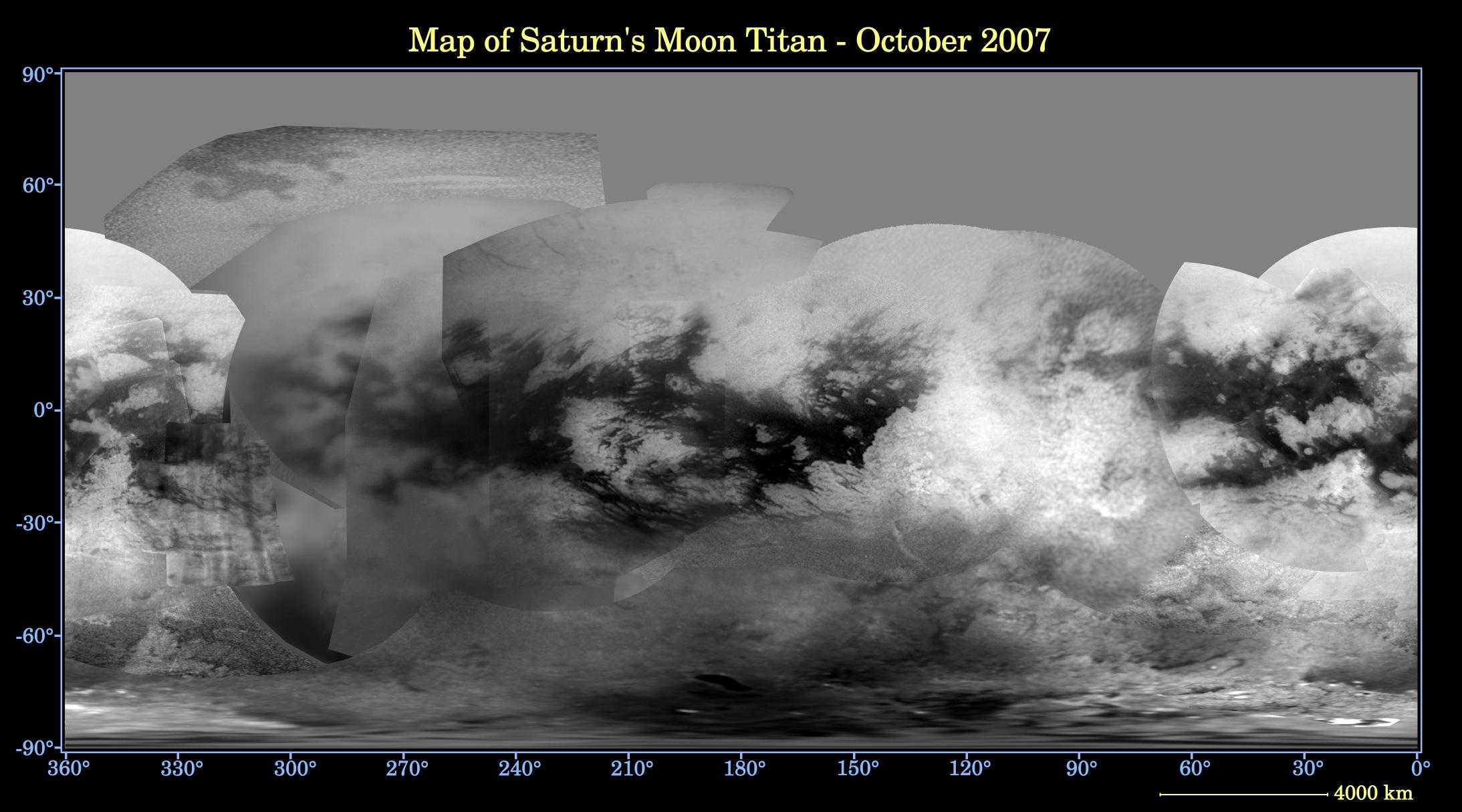 Map of Titan