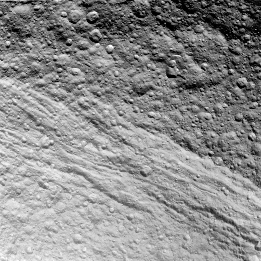 Tethys' surface