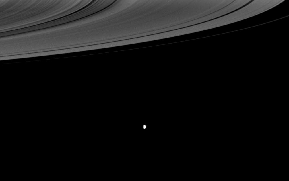 Saturn's rings and Enceladus