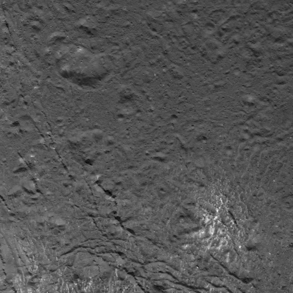Complex Pattern on the Floor of Occator Crater