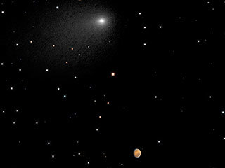 Mars and Comet Siding Spring
