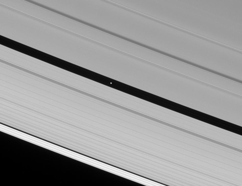 Pan in Saturn's rings