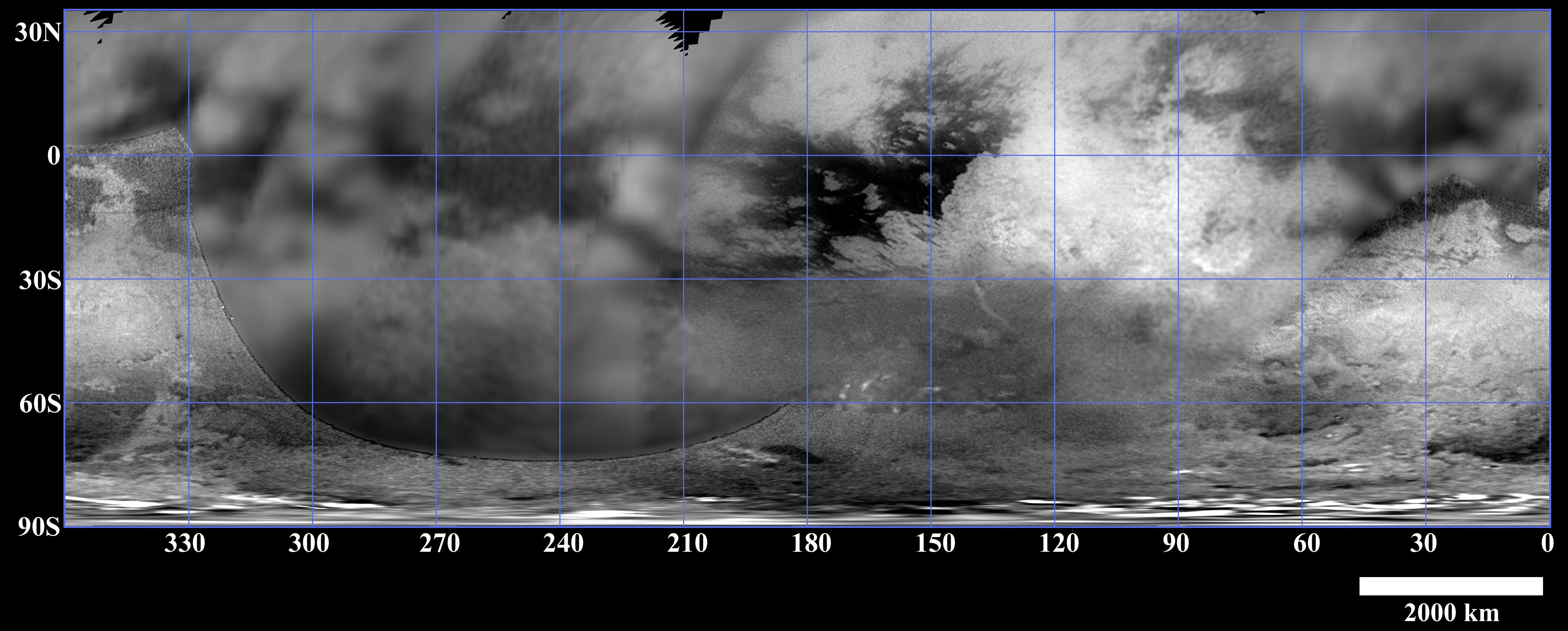 Map of Titan