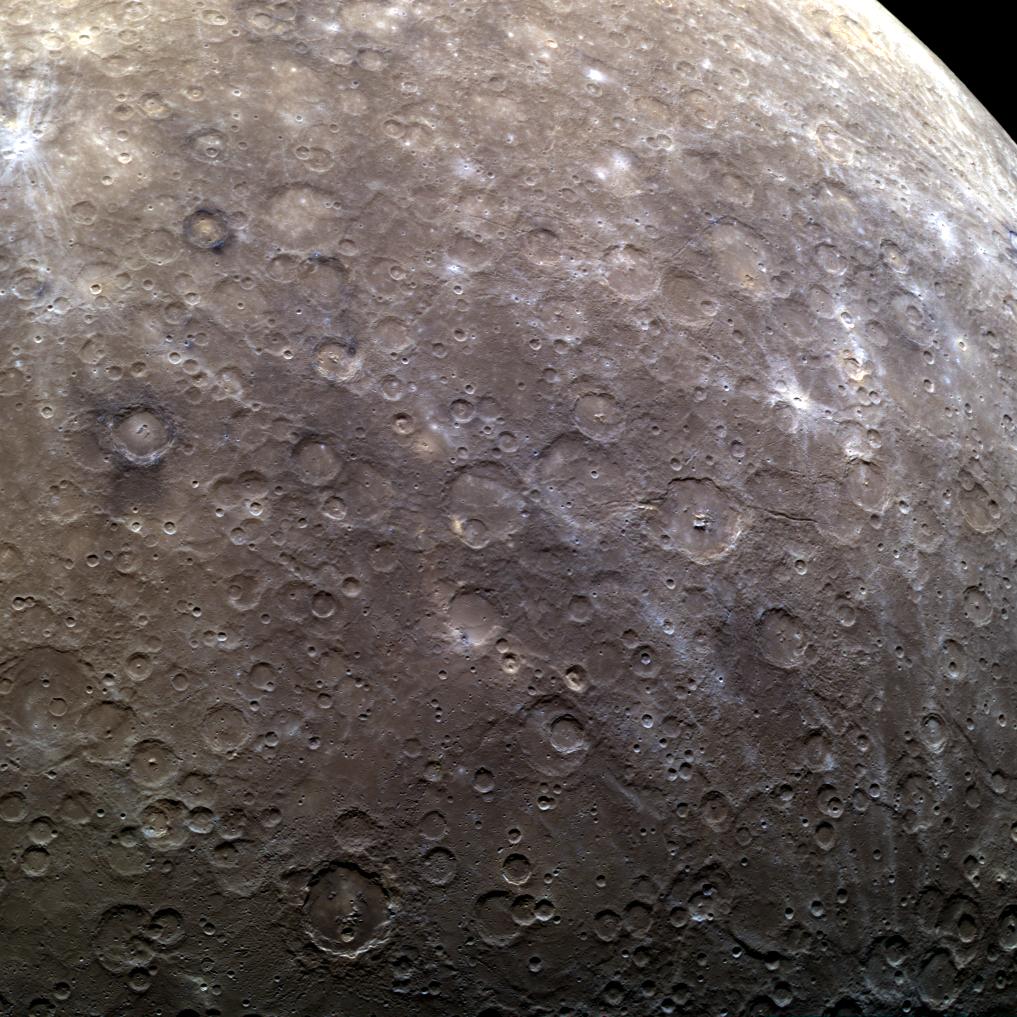 Craters on Mercury
