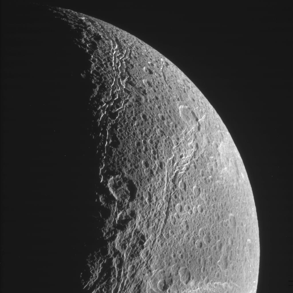 Raw image of Dione
