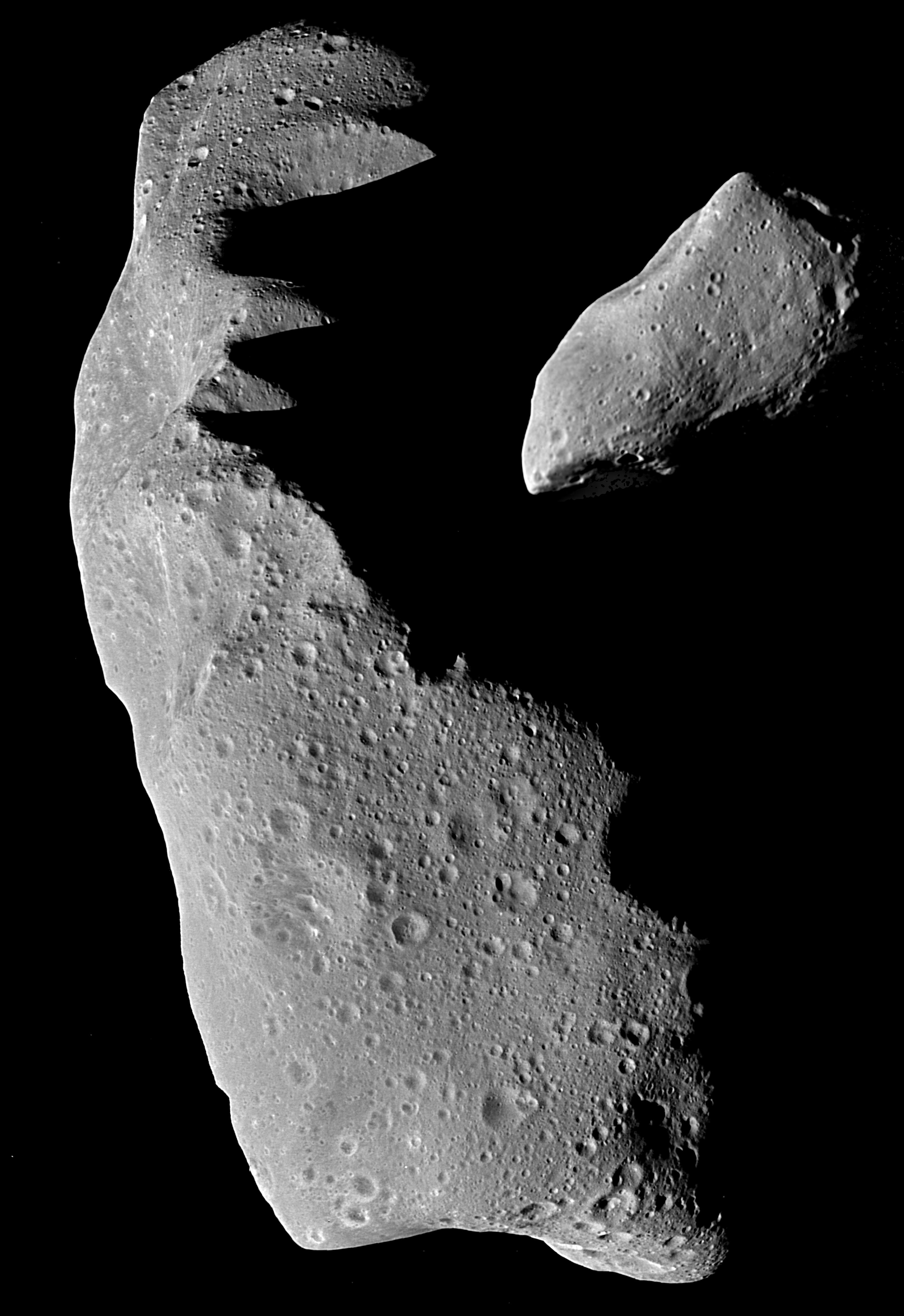 Image of asteroids Ida and Gastra