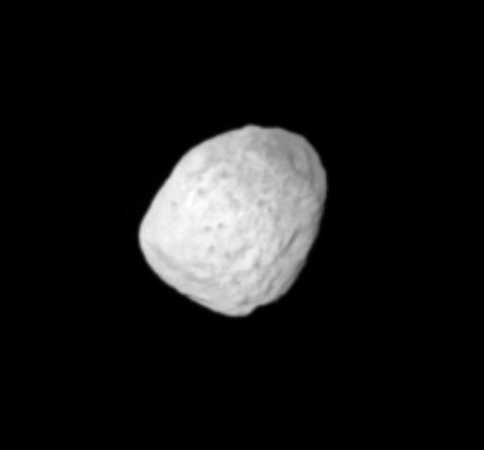 A close-up look at Saturn's moon Janus
