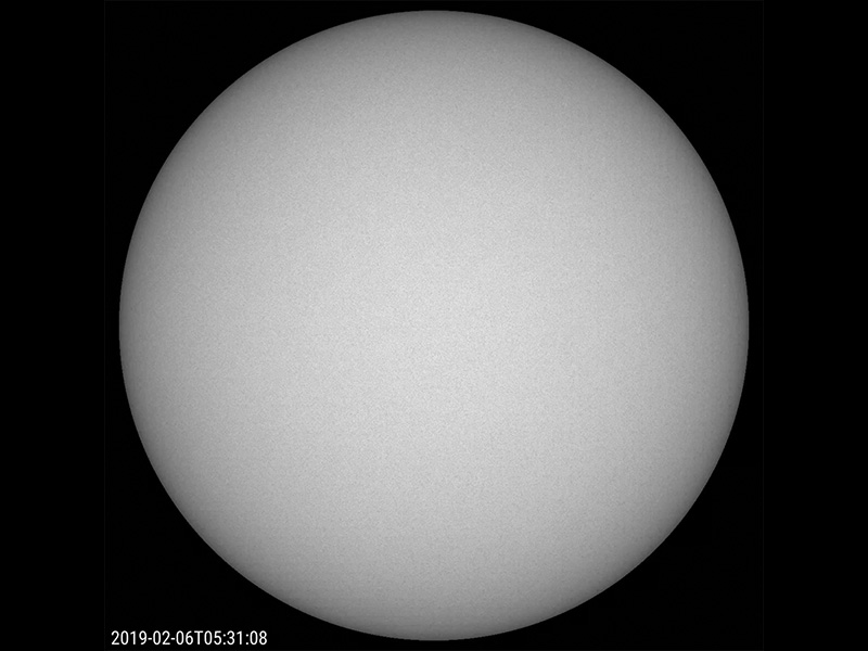 Image of our Sun without any sunspots