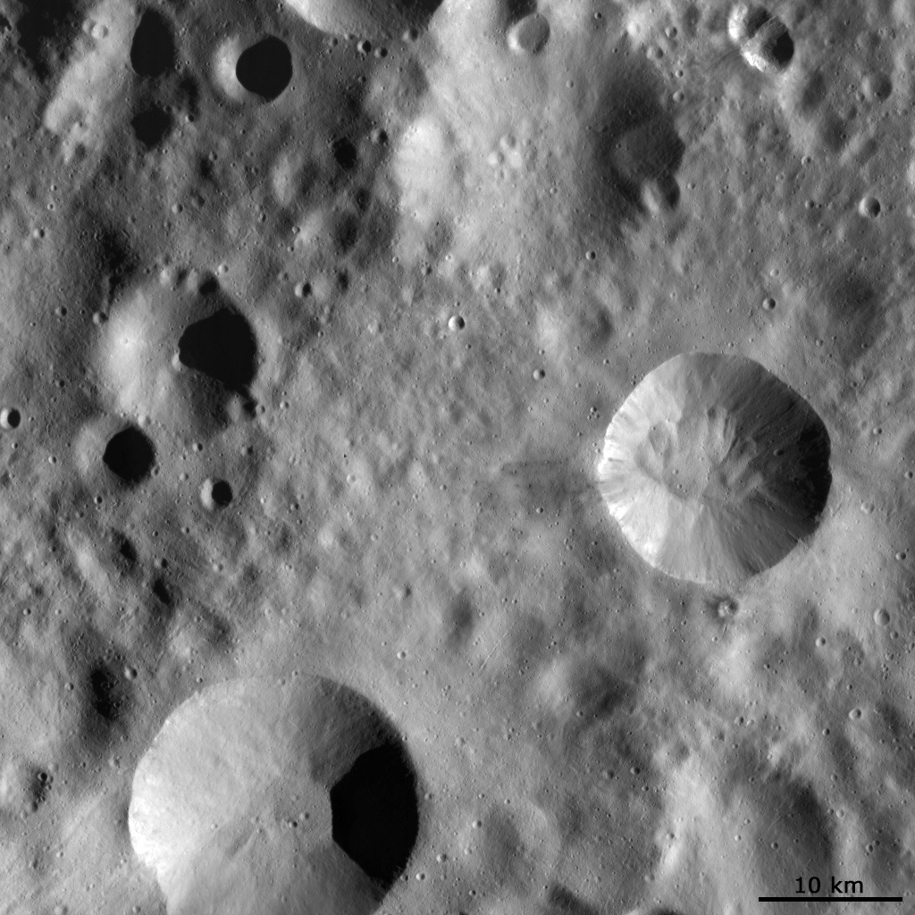 Impact Craters with Different Preservation States