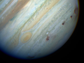 Jupiter "Bruised" by Comet Impact (1994)