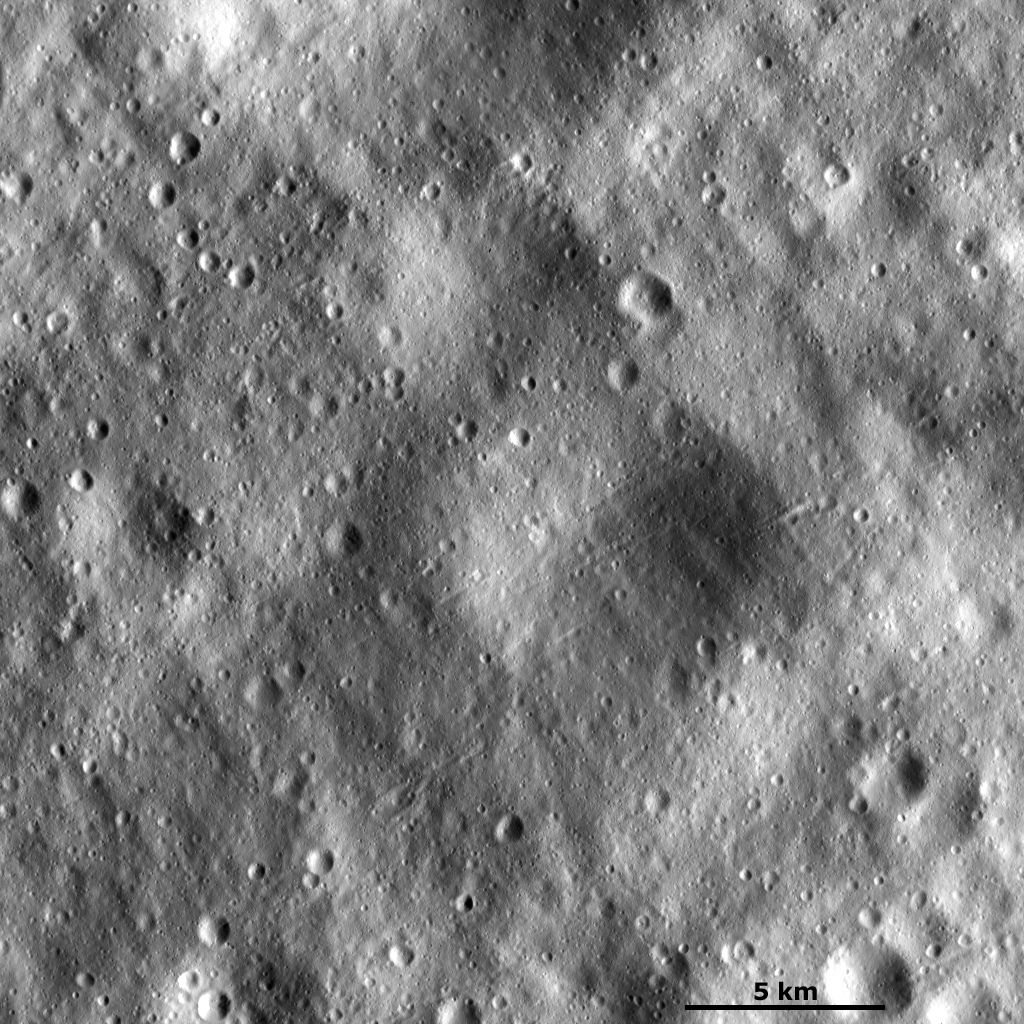 Large Subdued and Small Fresh Craters