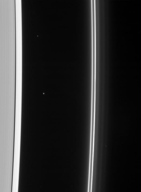 Atlas in Saturn's rings