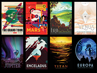 Space Tourism Posters