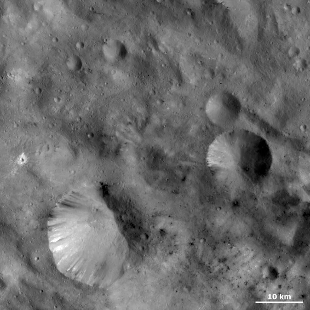 Unusual Craters on Vesta II