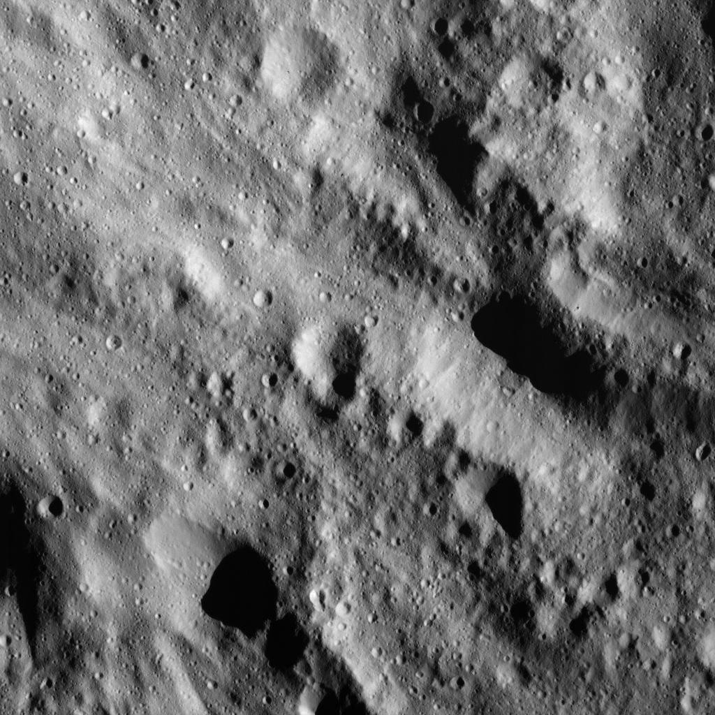 Smooth Material on Ceres