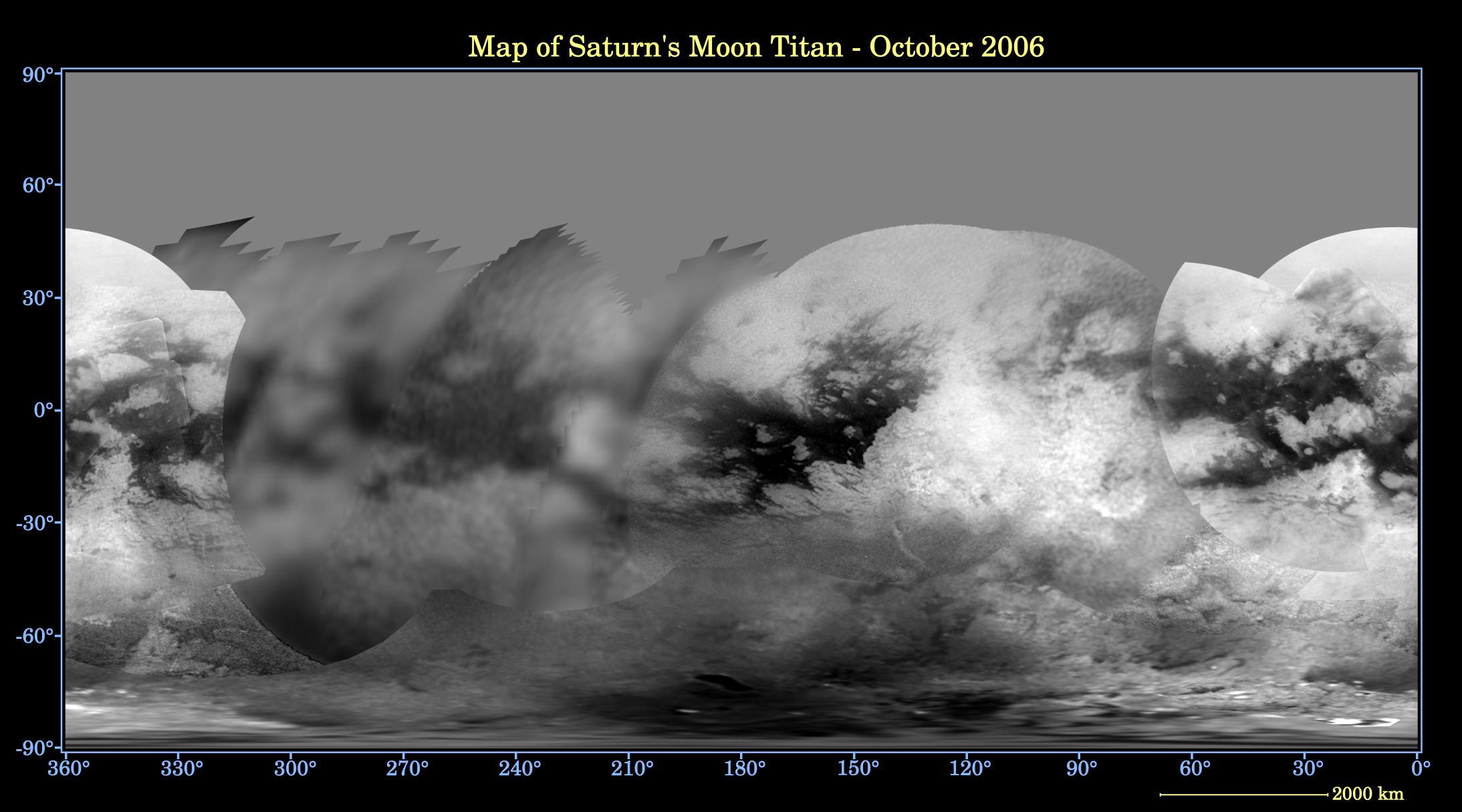 Map of Titan