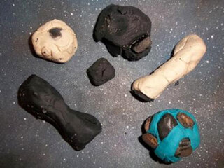 image of part of the first page of the Make Your Own Asteroid activity
