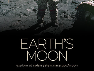 Earth's Moon Poster - Version B
