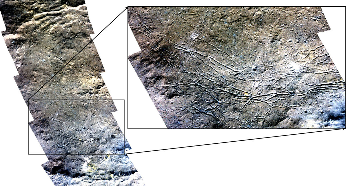 Color Mosaic of Dantu Crater