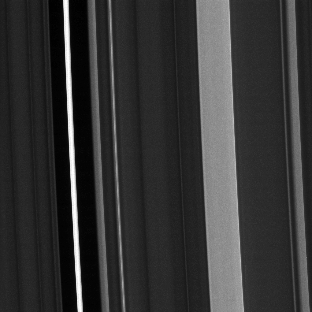 Close up of Saturn’s C ring