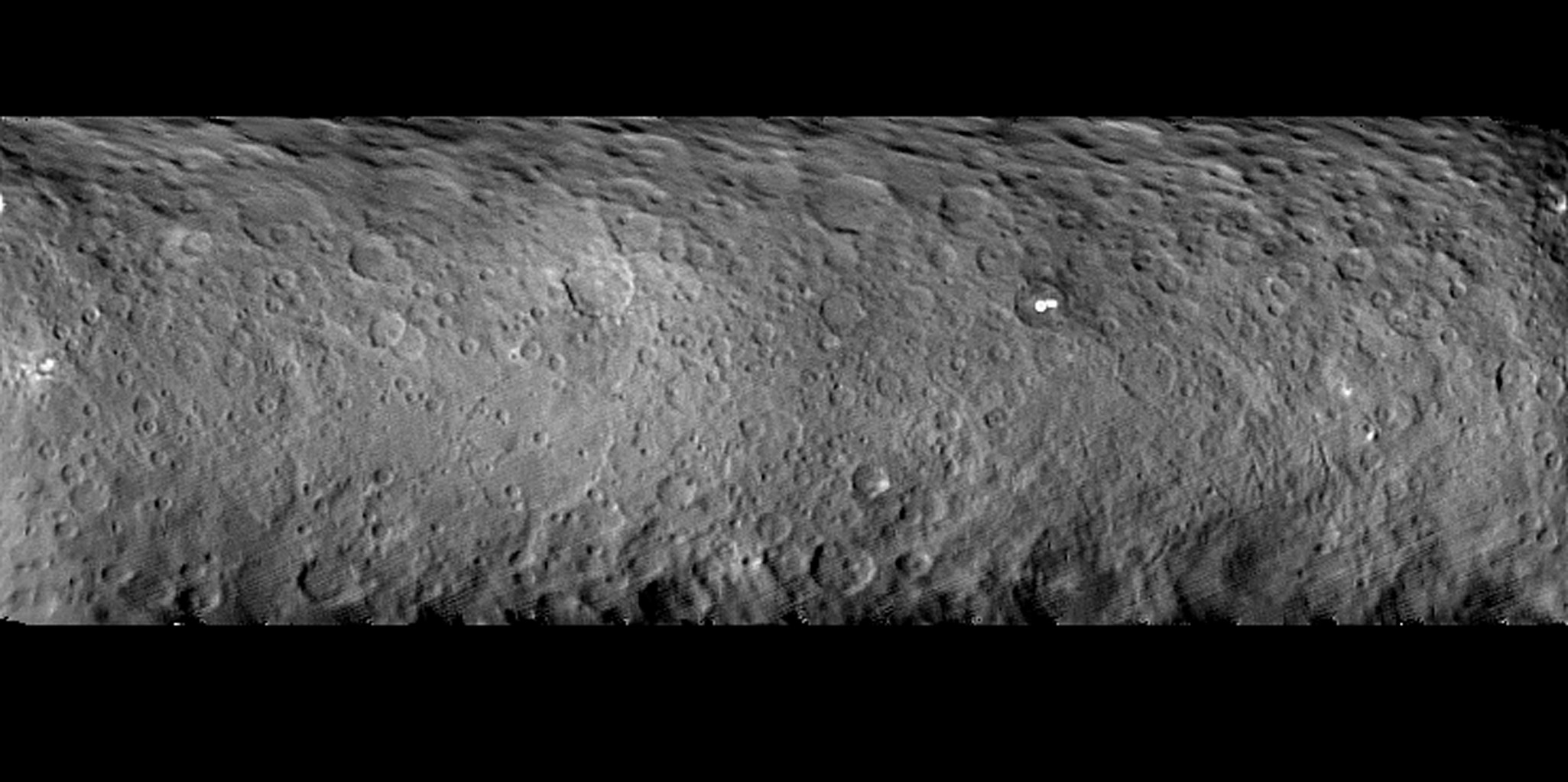Cratered Surface of Ceres